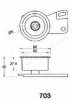 ASHIKA 45-07-703 Tensioner, timing belt